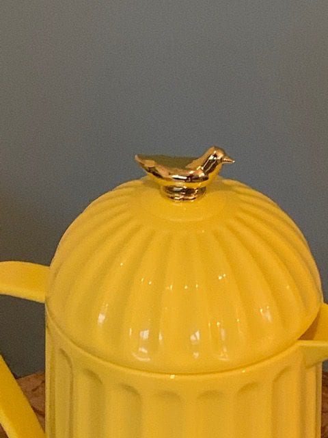 recorder vergeetachtig Socialisme Thermoskan Yellow met gouden vogeltje - 1 liter - RICE - Bastaa!