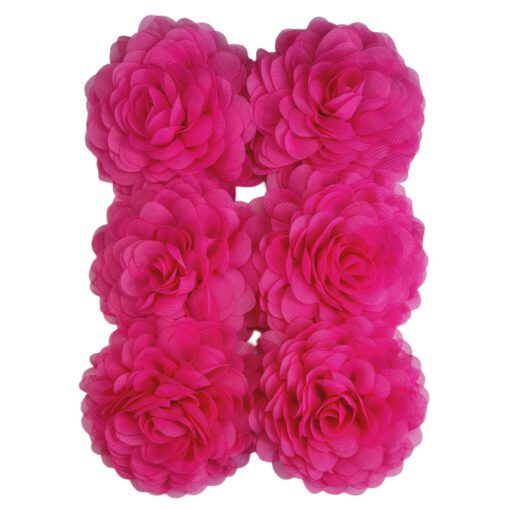 broche roze bloem