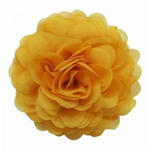 gele bloem broche haarspeld