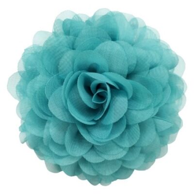 broche haarspeld corsage bloem blauw