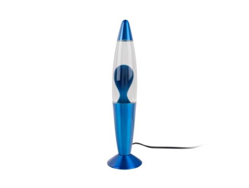 retro lavalamp funky rocket blauw