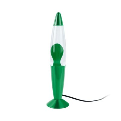 retro lavalamp funky rocket groen