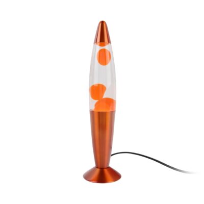 retro lavalamp funky rocket oranje