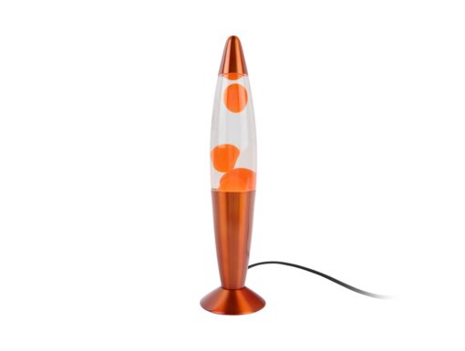 retro lavalamp funky rocket oranje