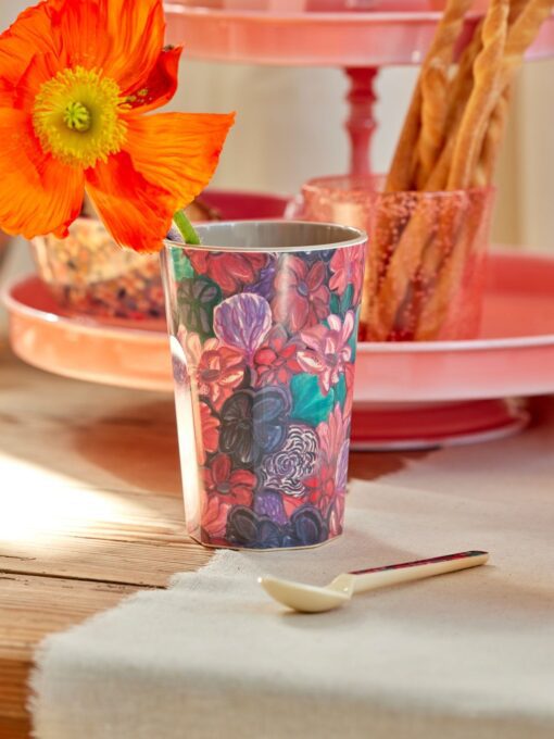 cup melamine medium bloemen