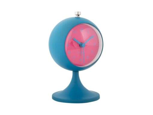 alarmklokje retro blauw op batterij