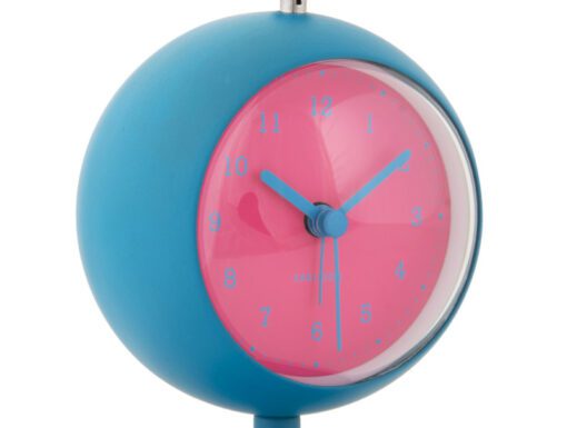 alarmklokje retro blauw op batterij