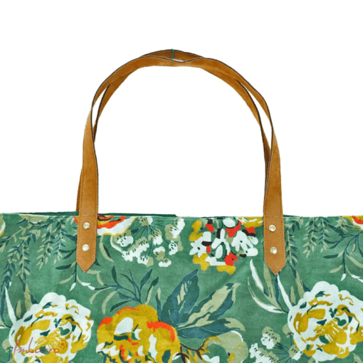 tas met bloemen