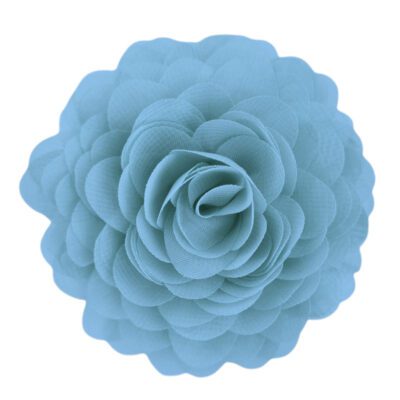 licht blauwe bloemen broche