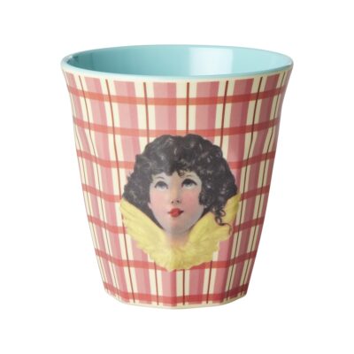 kerst beker melamine met engel