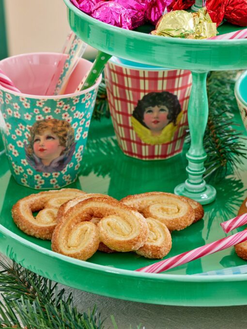 retro kerstbekers melamine