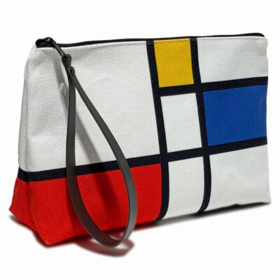 mondriaan etui met rits