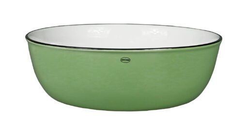 groene serveer schaal retro servies keramiek