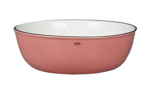 serveer schaal roze retro servies