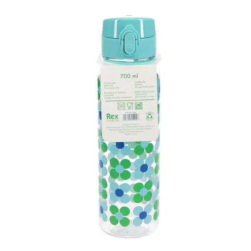 Drinkfles Daisy met sportdop - blauw groen - 700 ml - Rex London - Afbeelding 4