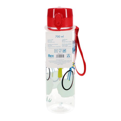 waterfles racefietsen 700 ml transparant